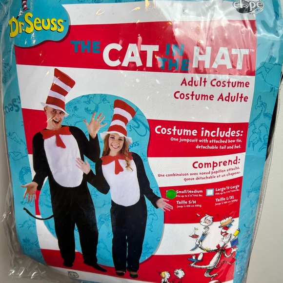 Cat in the hat Dr. Seuss Costume - Picture 5 of 11